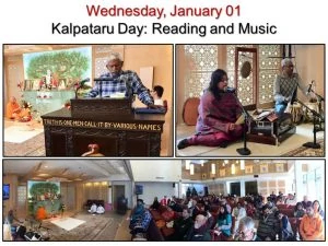 01-01 Kalpataru Day Reading, Devotional Song and Devotees