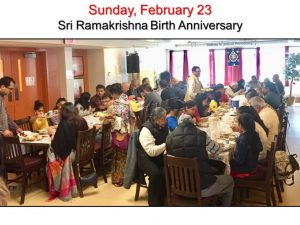 02-23 Devotees Enjoy Prasad Lunch