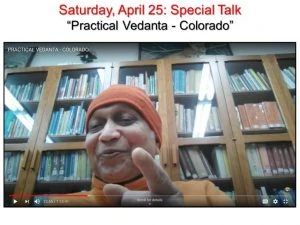 04-25 Special Talk: Practical Vedanta