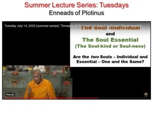 07-14 Tuesday Series on Plotinus