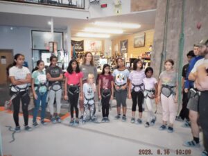 08-15 Indoor Rock-Climbing Field Trip