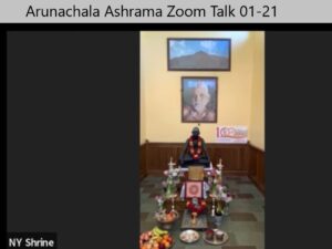 01-21 Talk on "Gems from Teachings of Ramana Maharishi"