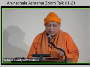 01-21 Talk on "Gems from Teachings of Ramana Maharishi"