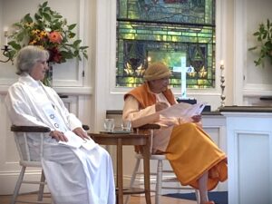 08-18 Rev. Sue Koehler-Arsenault and Swami