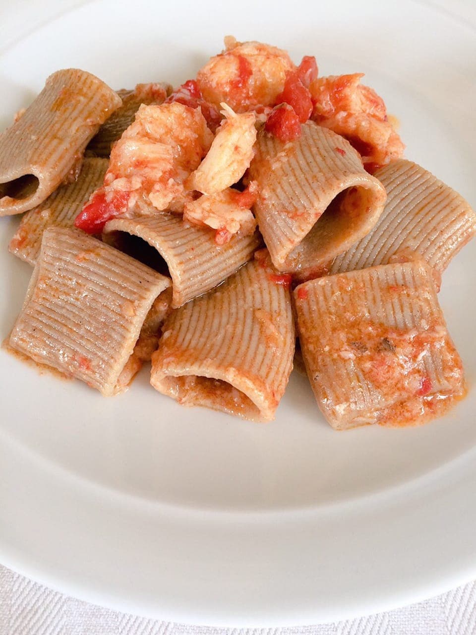 Paccheri al Baccalà e Pomodoro