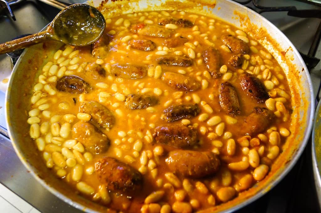 I fagioli all'uccelletto del quartiere Borghetto di Montalcino