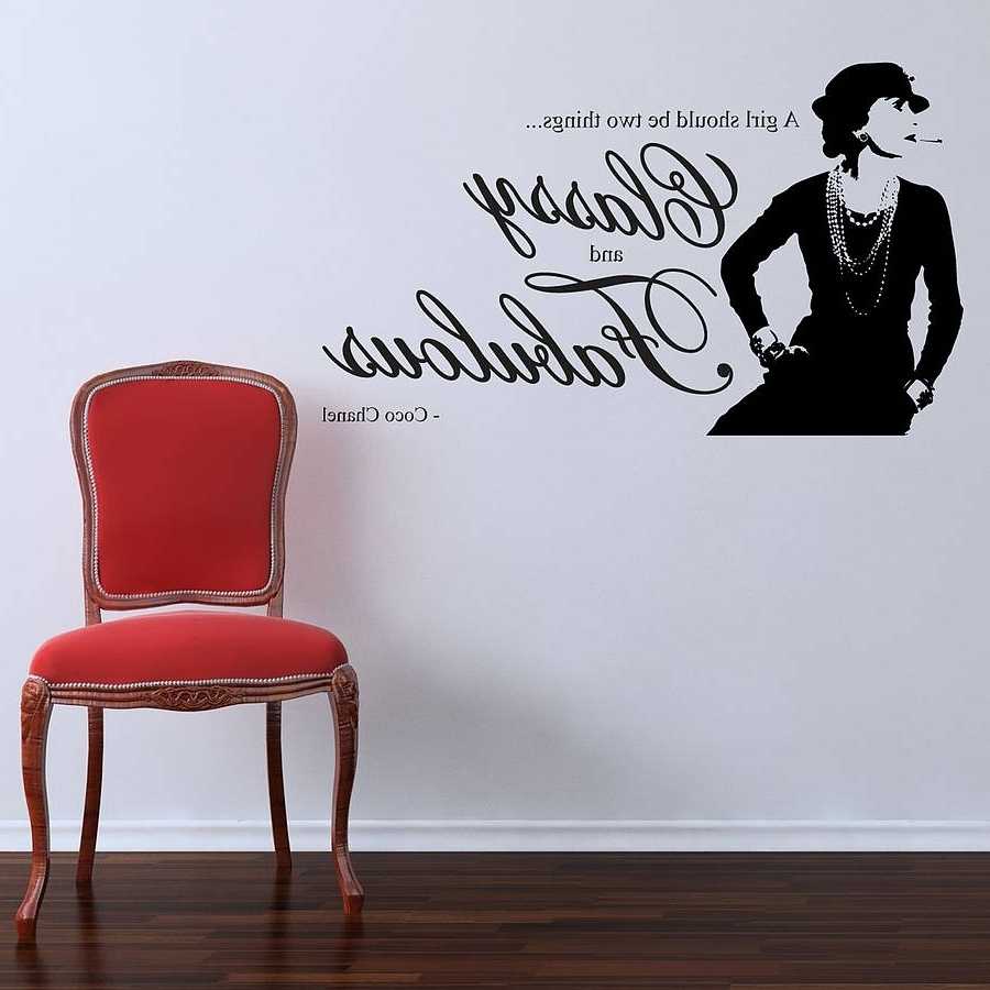 15 Collection of Coco Chanel Wall Decals