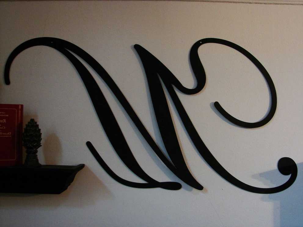 Featured Image of Decorative Metal Letters Wall Art