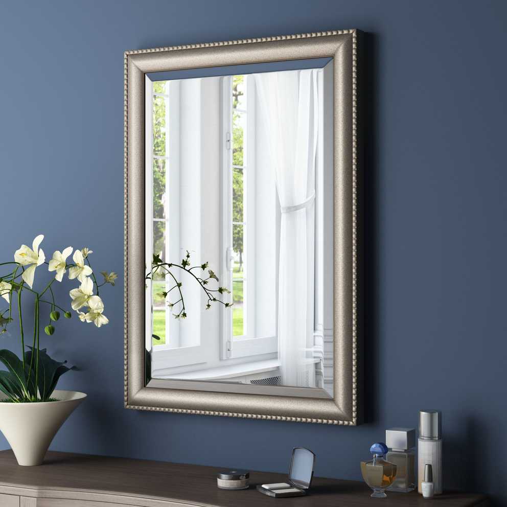 Famous Eriq Framed Wall Mirrors Intended For Rectangle Framed Accent Mirror (Photo 7 of 20)
