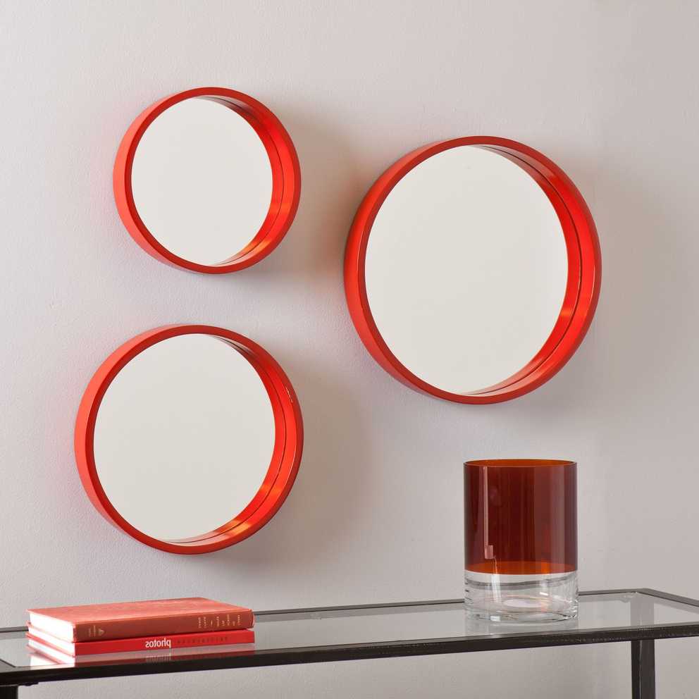 Featured Image of Red Wall Mirrors