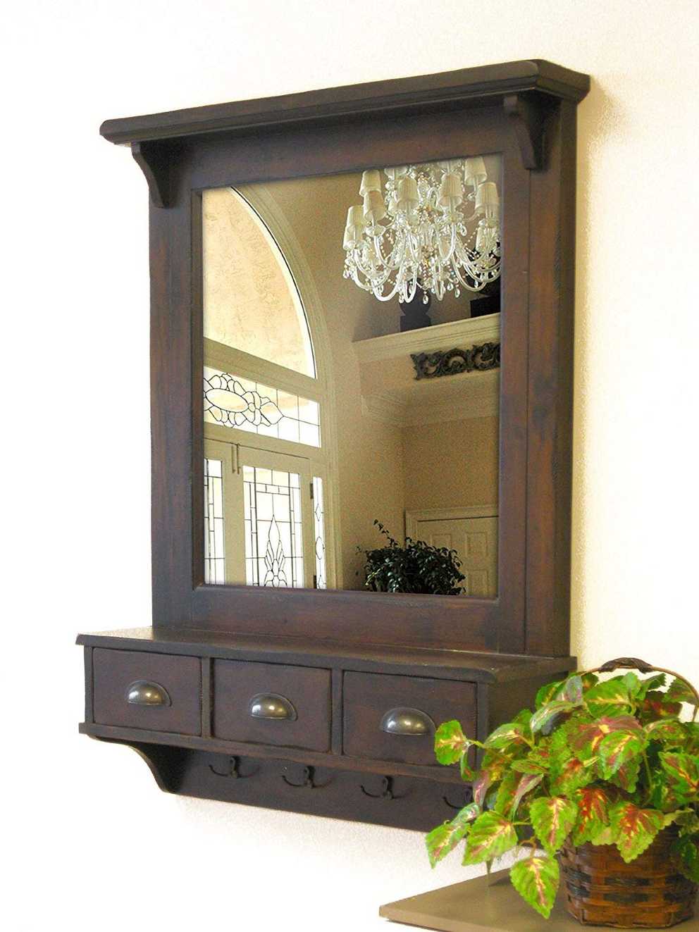 Featured Image of Wall Mirrors With Drawers