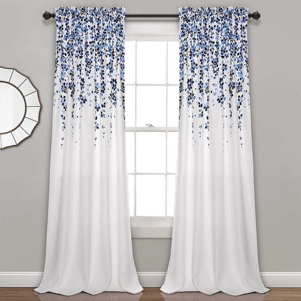 Featured Image of Weeping Flowers Room Darkening Curtain Panel Pairs
