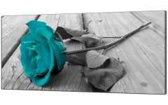 Black and Teal Wall Art