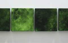 Green Abstract Wall Art