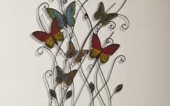 Multicolored Butterfly Bouquet Wall Décor