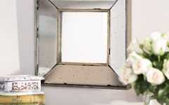 Traditional Square Glass Wall Mirrors