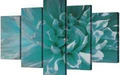 Large Teal Wall Art
