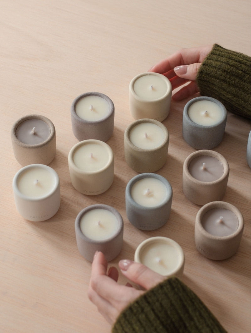 mini水泥香氛蠟燭