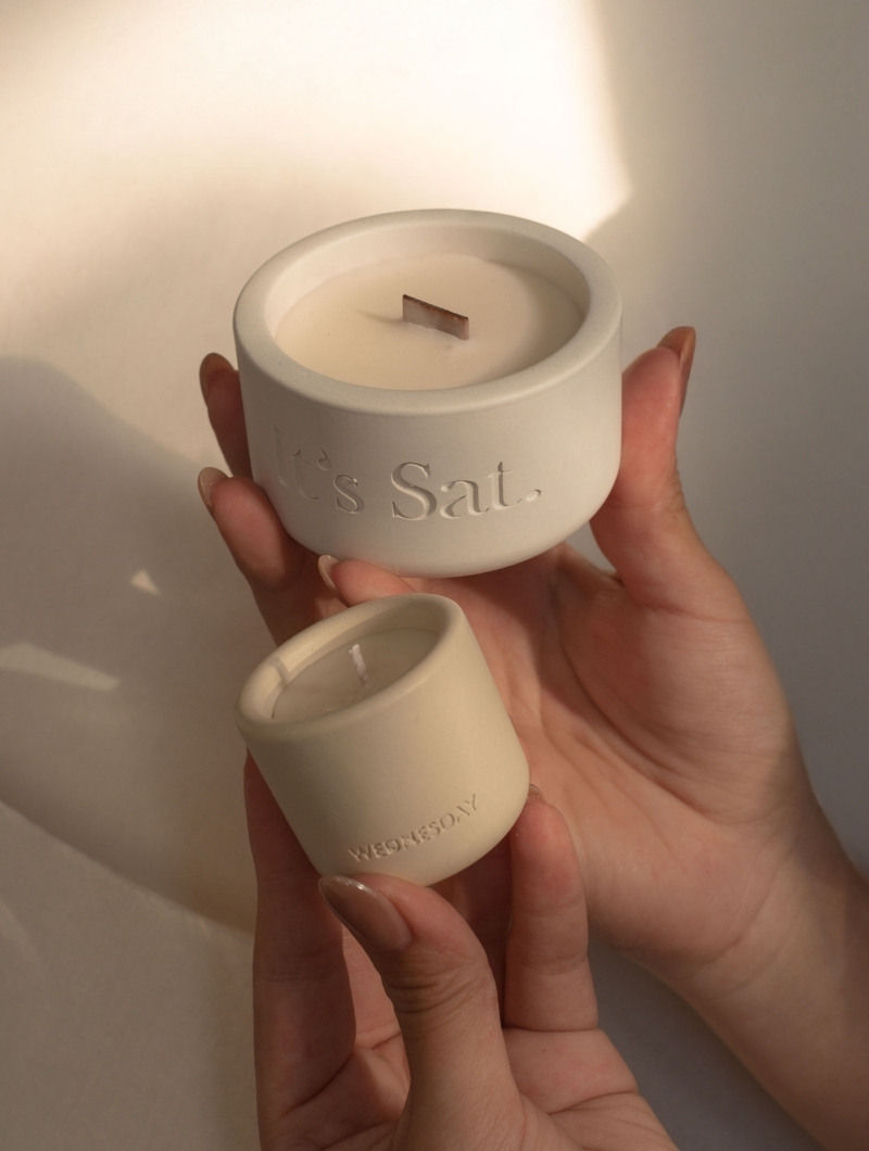 mini水泥香氛蠟燭