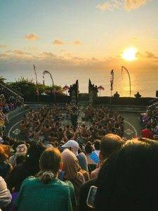 Uluwatu templom tűztánc