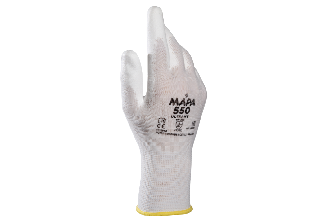 Gants travaux de précision Mapa Ultrane 550 taille 8, lot de 10 paires -  Manutention courante, lourde