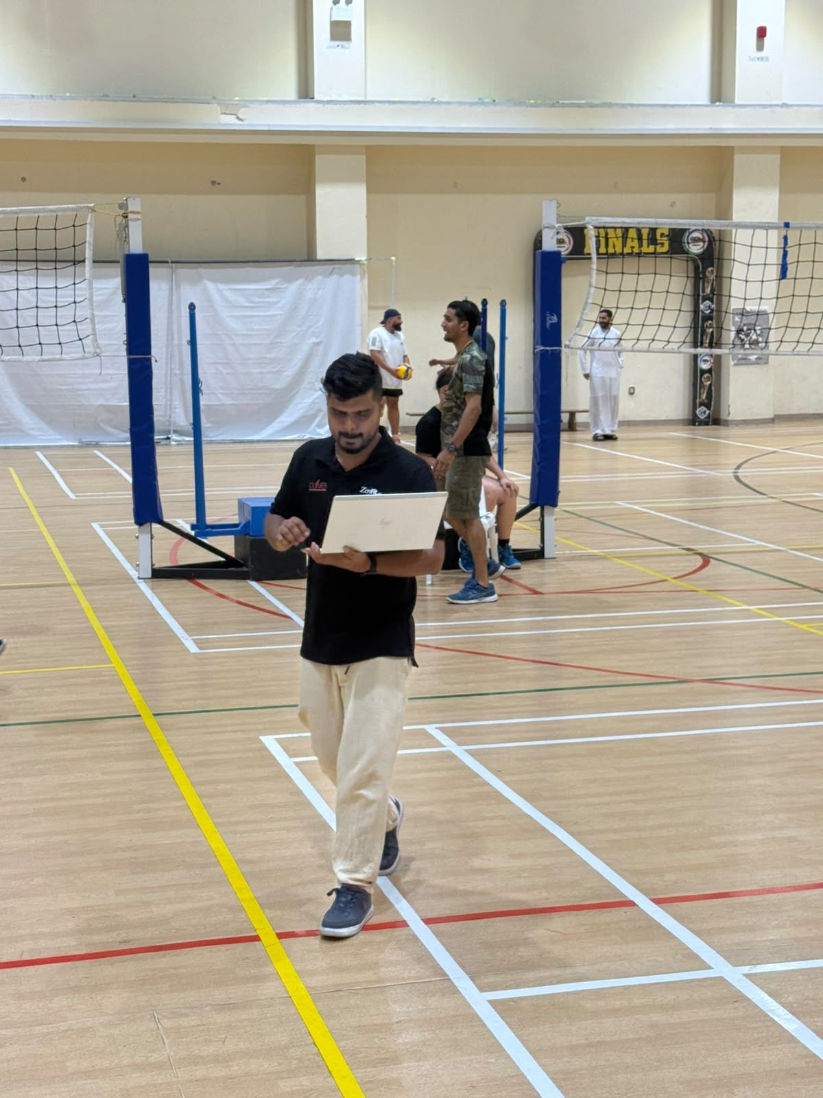 ZenFit event organizer at volleyball finals