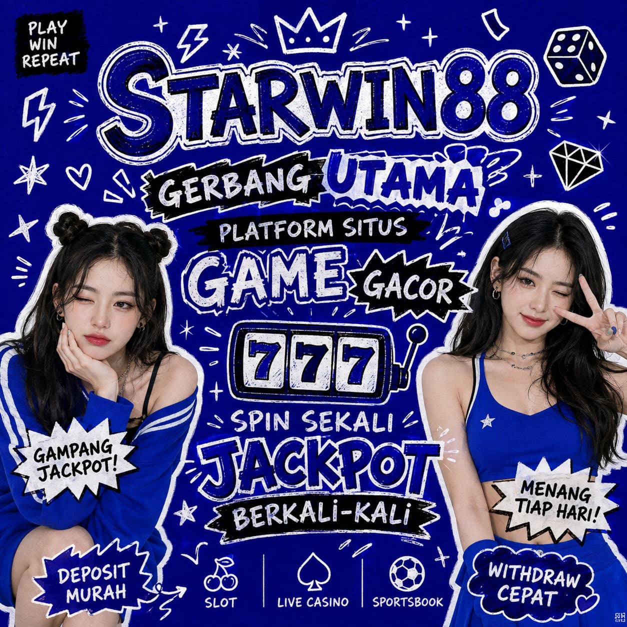 STARWIN88 Gerbang Utama Platform Situs Game Gacor Spin Sekali Jackpot Berkali-kali