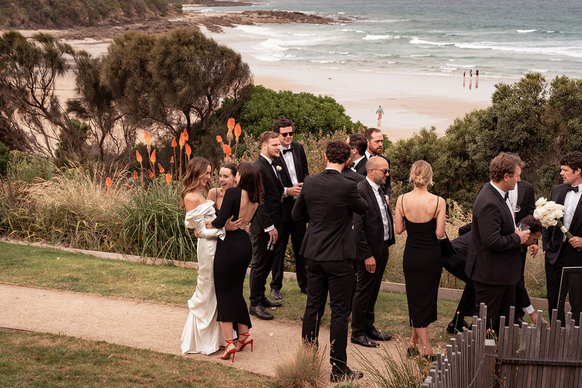 Real Wedding Naomi Matt Wye River VIC Ivory Tribe