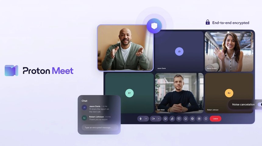 Proton Meet, une alternative aux plateformes de visioconférence