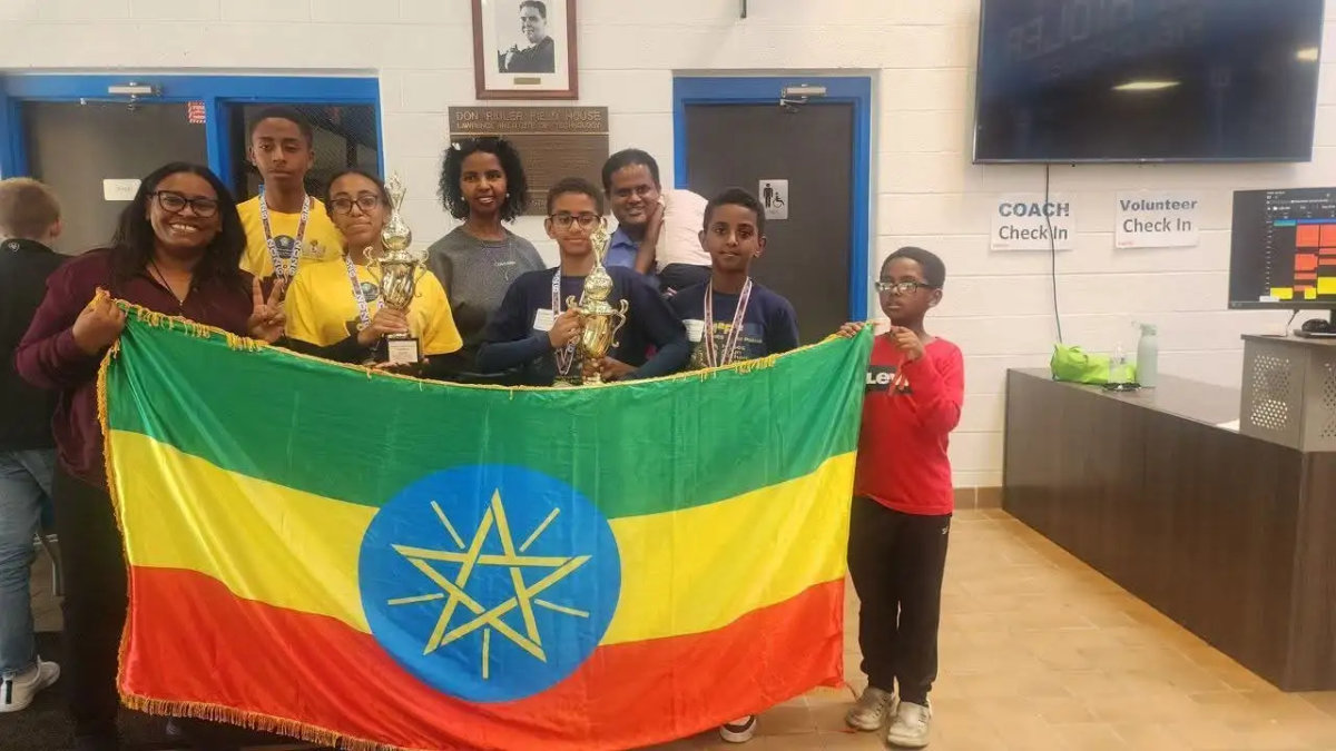 Une équipe de jeunes Éthiopiens primée à Robofest 2026.