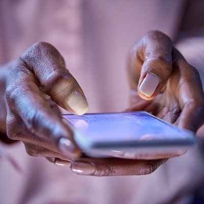 Utilisation d'un smartphone