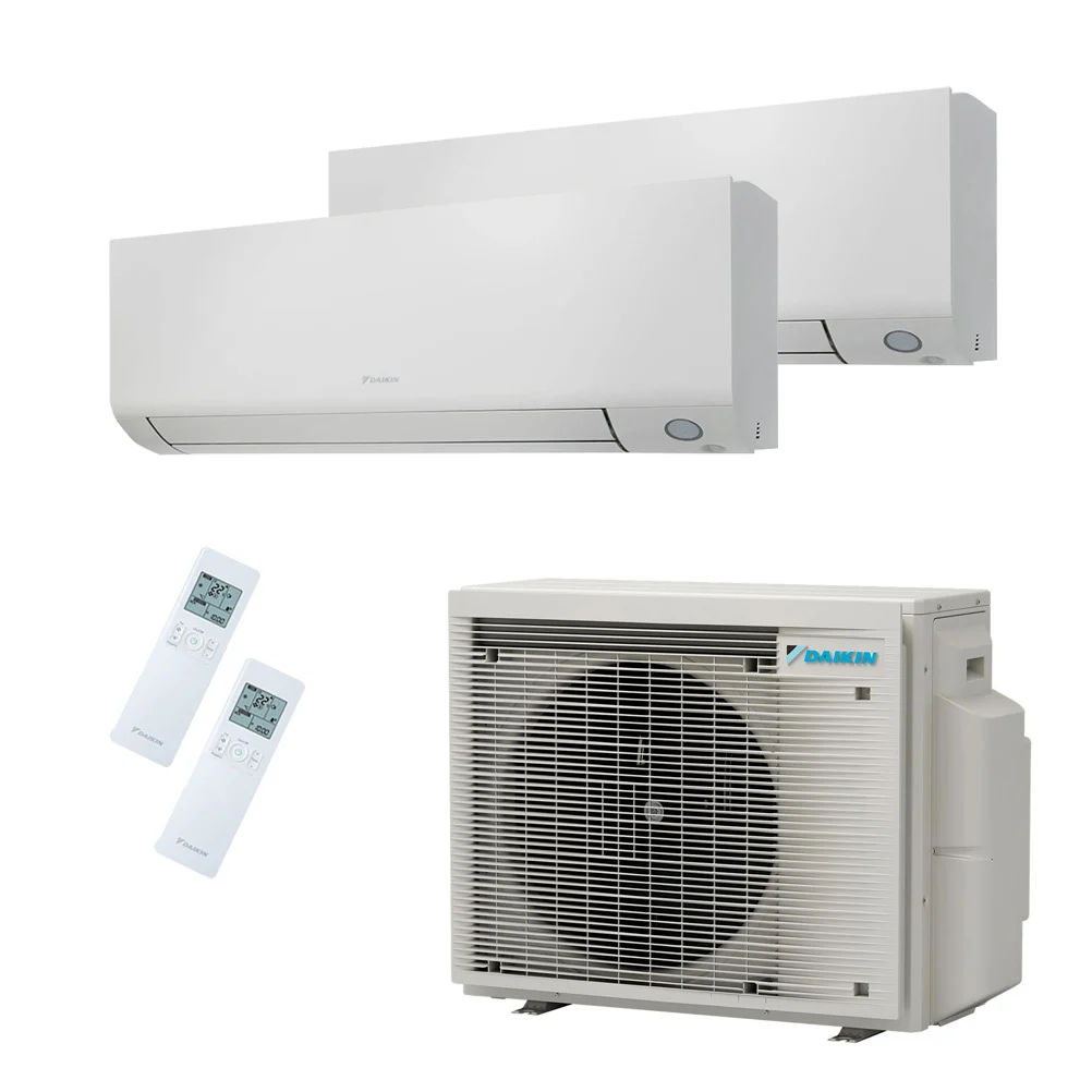 Daikin Multi Split Perfera Airconditioning 2MXM50N9 + 1 X FTXM25R + 1x FTXM35R met IR afstandbediening en WLAN (Inclusief standaard montage) - Daikin - Vanaf €4.699 inclusief installatie Daikin Multi Split Perfera Airconditioning 2MXM50N9 + 1 X FTXM25R + 1x FTXM35R met IR afstandbediening en WLAN (Inclusief standaard montage) - Daikin Onbekend kopen bij KH Installaties. Prijs: €4.699 inclusief montage.