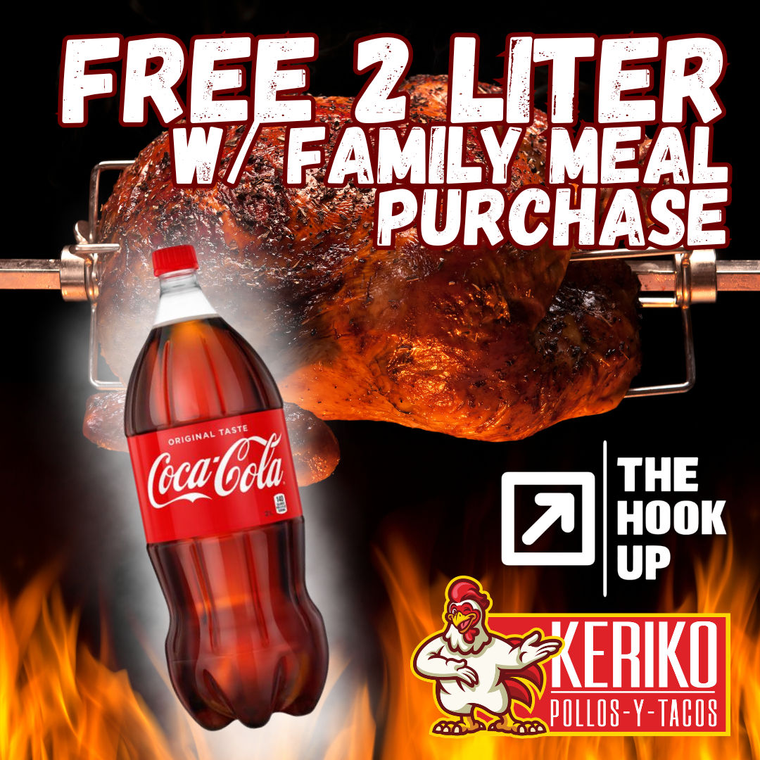 FREE 2 Liter Soda with Family Meal Purchase