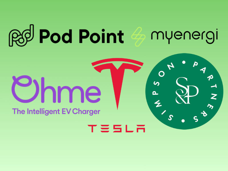 Tethered EV charger with integral charging cable attached