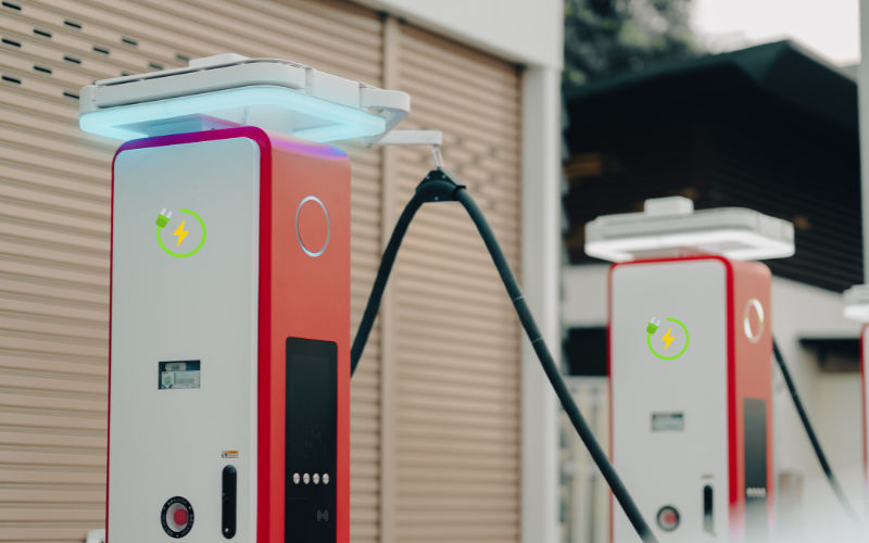 Landlord residential estate EV charge points — BTR flats overnight charging West London NICEIC OZEV