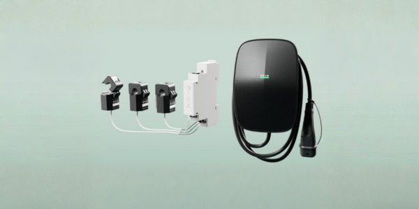 Tethered EV wallbox — dynamic load management and bay fairness London