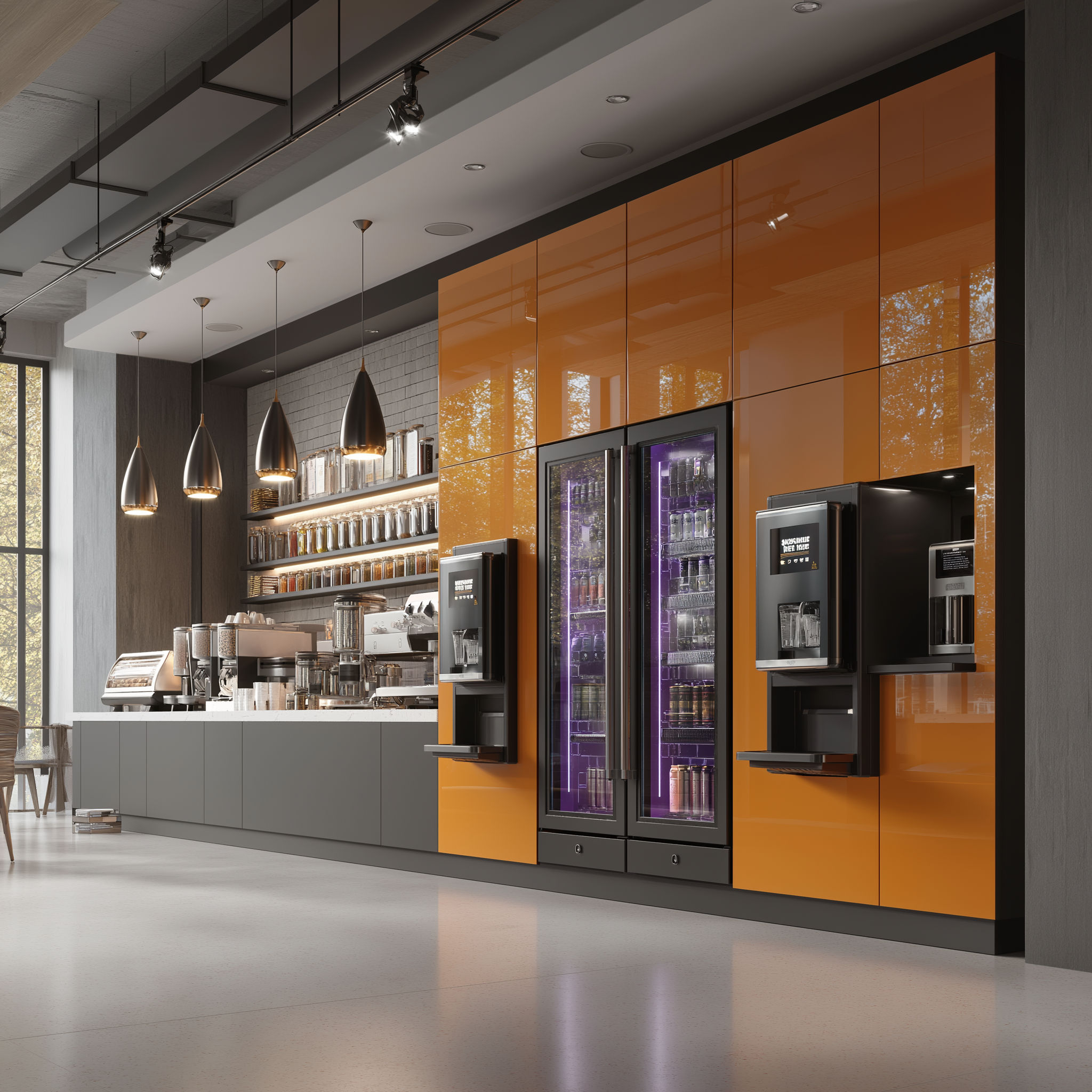 Commercial cafe electrical fit-out in Central London