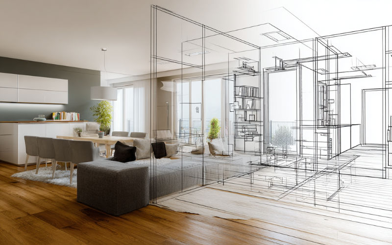 CAD electrical layout with circuit numbers — load balancing across phases London commercial