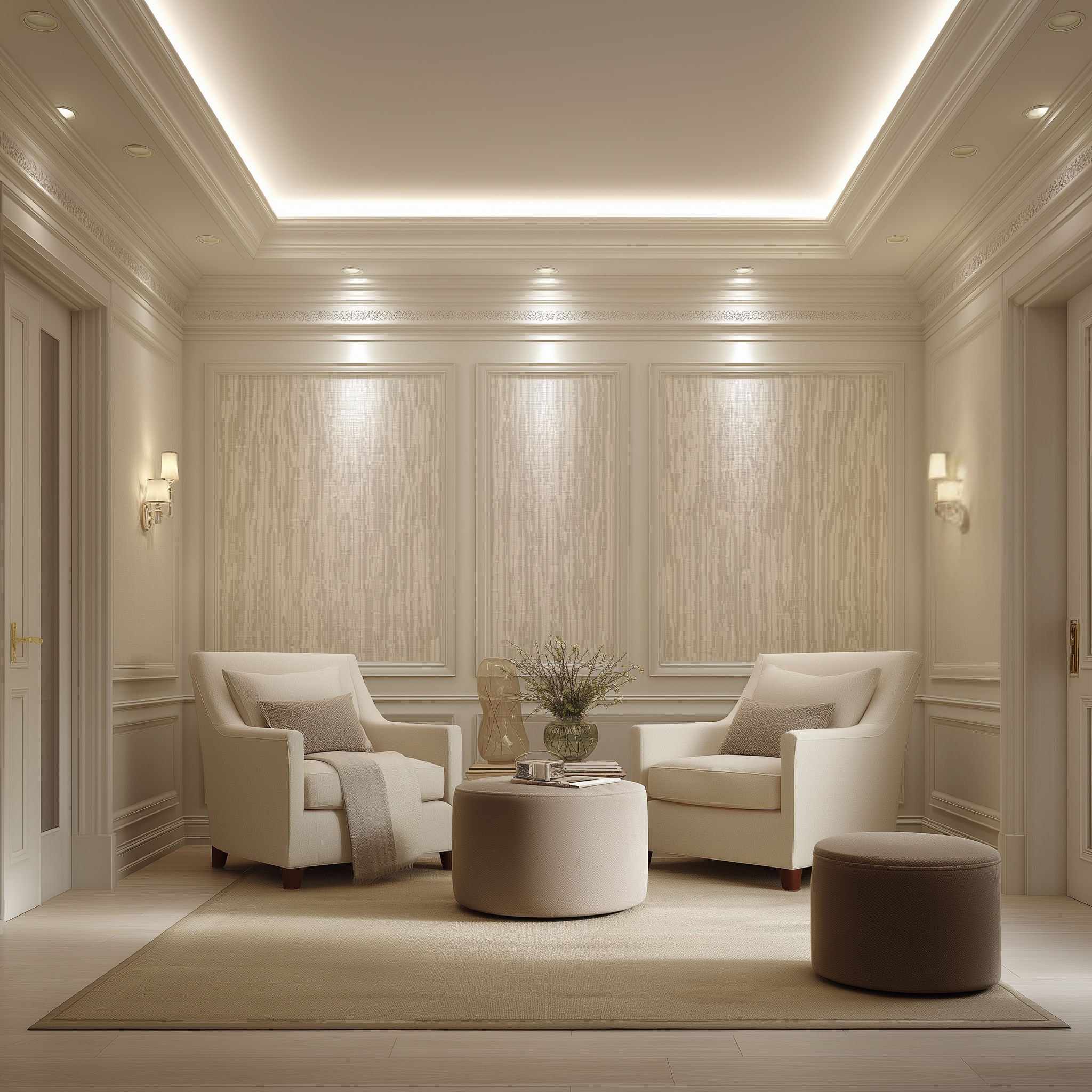Office waiting area recessed downlights — commercial rewire with DALI option London electricalworks