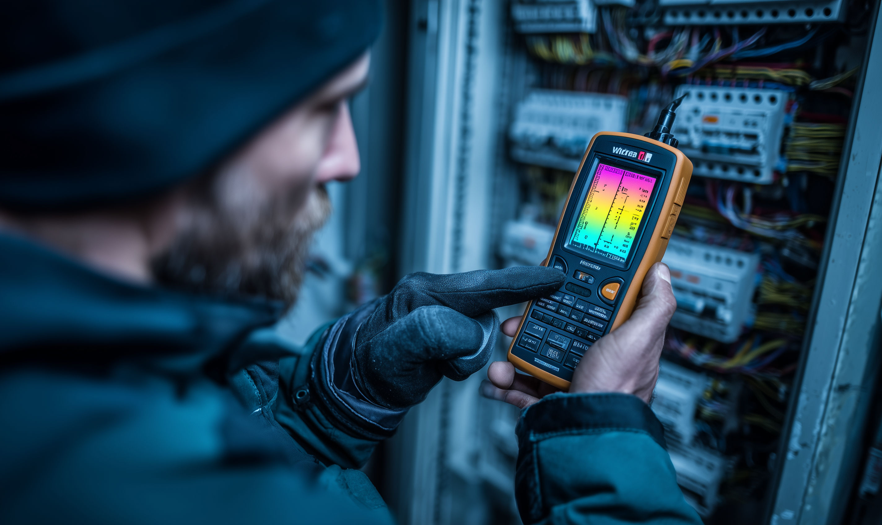 Megger MFT on new consumer unit — insulation and RCD test results recorded London