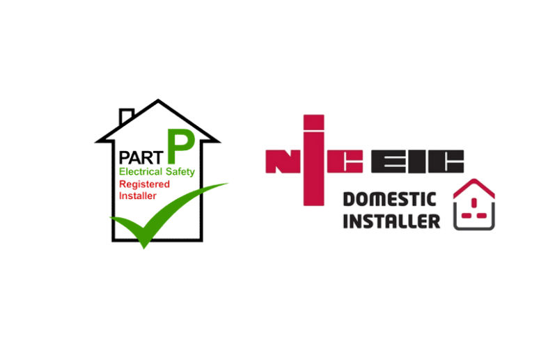 Part P and NICEIC electrical certification branding — notifiable consumer unit replacement London