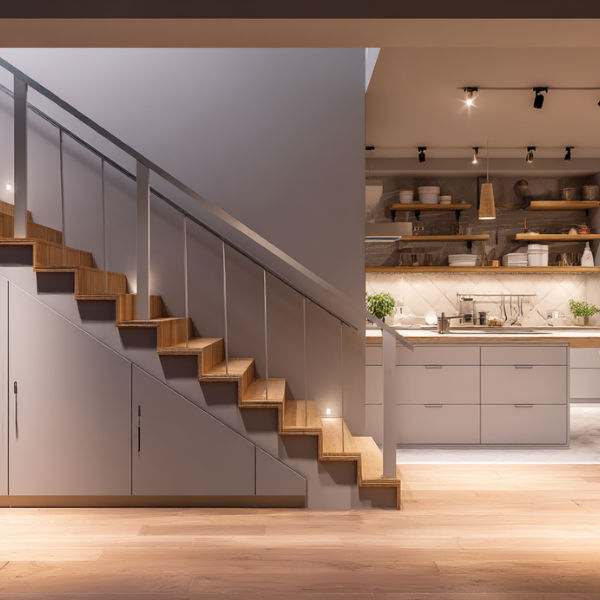 Energy-efficient LED ceiling lights installation