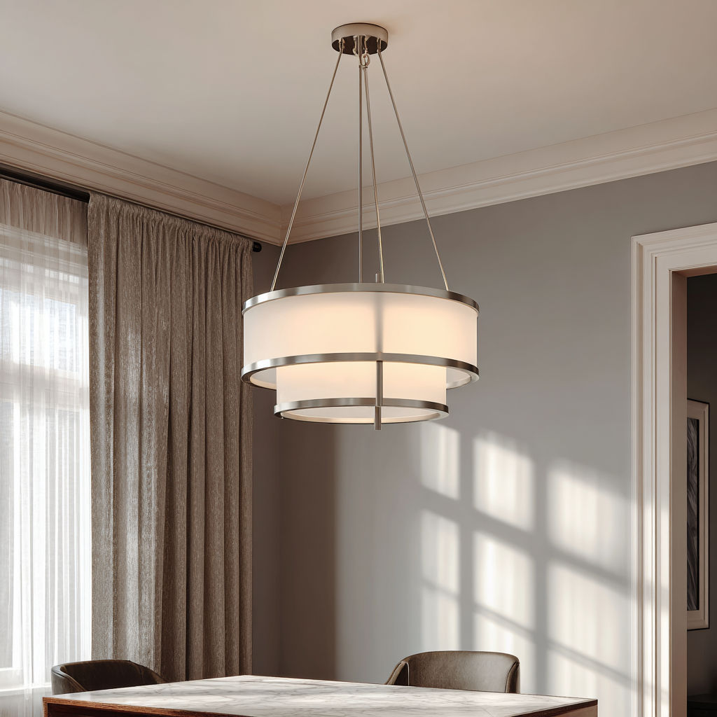 Secondary angle of chandelier mounting plate — safe structural fixing Kensington electricalworks