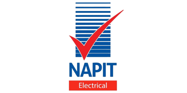 NAPIT Approved Contractor badge — solar EV charger installation with BS 7671 certificate Surrey SW London electricalworks