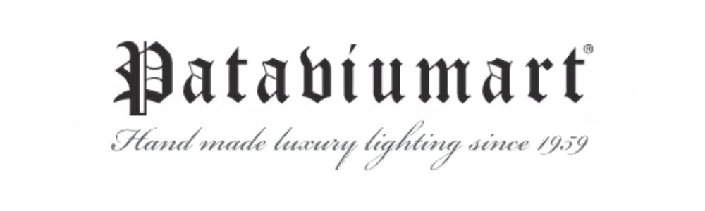 Pataviumart luxury lighting brand logo — artisan pendants Richmond and Chelsea
