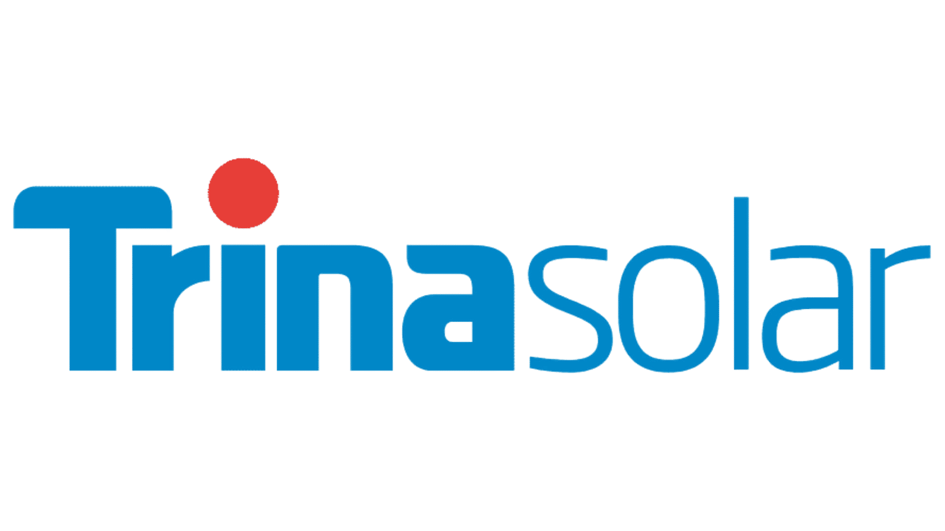 Trina Solar monocrystalline panel brand logo — MCS-certified rooftop arrays South and West London