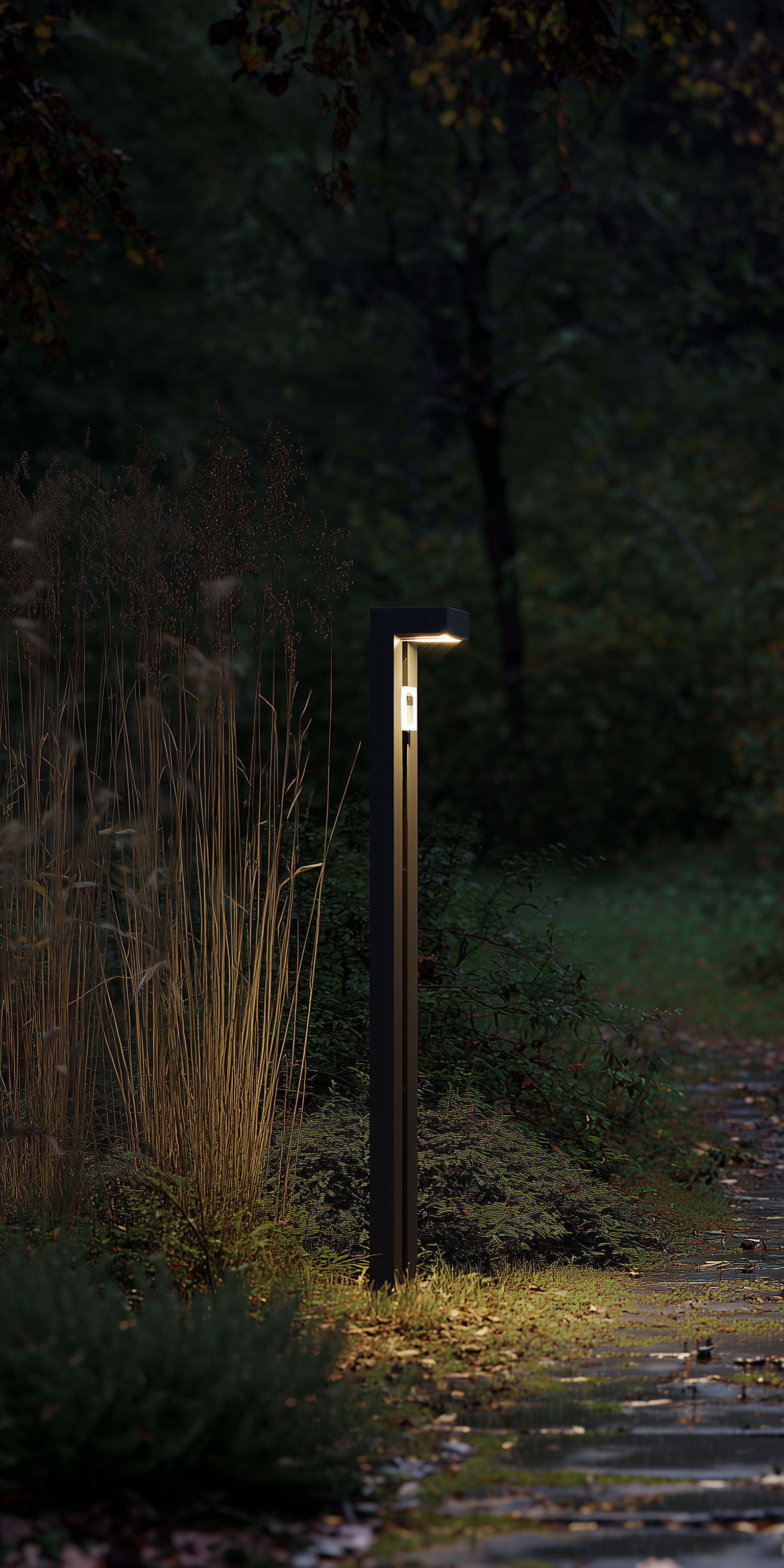 Adjustable PIR sensor on wall bracket — sensitivity and lux settings for outdoor lighting London
