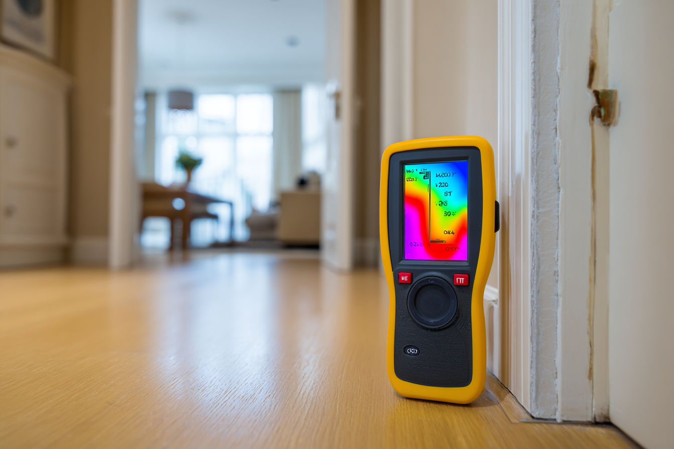 Thermal camera on consumer unit - hot connection detection during EICR London NICEIC