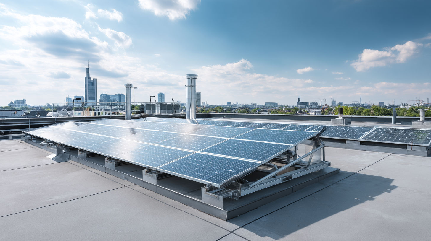 Large commercial rooftop solar field — three-phase inverter plant room London electricalworks MCS