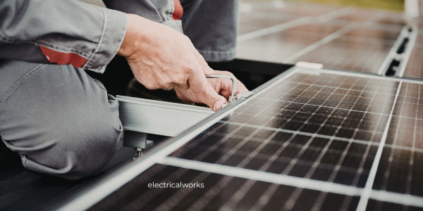 Solar inverter and isolator repair — component replacement with BS 7671 retest London electricalworks